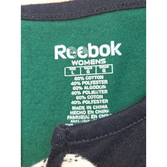 Dallas Stars Reebok Women's Raglan Lace-Up Sweatshirt Large - Picture 5 of 6
